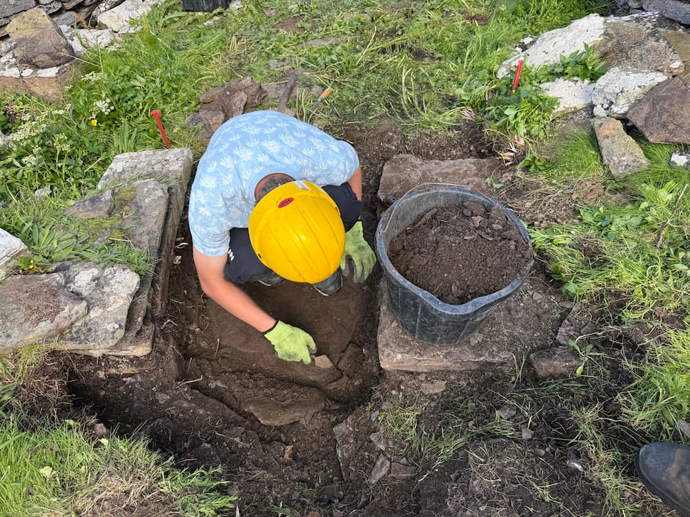 Students uncover rare Viking Church remains during  archaeological dig
